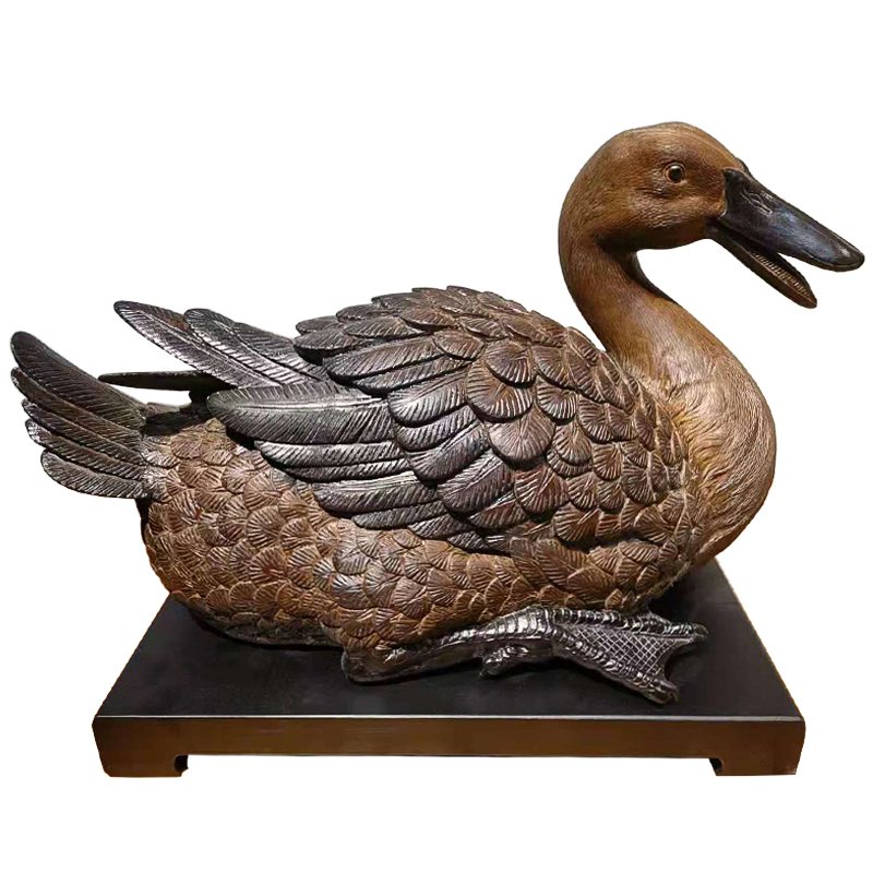 Статуэтка Terracotta Duck Коричневый Статуэтка Terracotta Duck Коричневый в Твери | Loft Concept