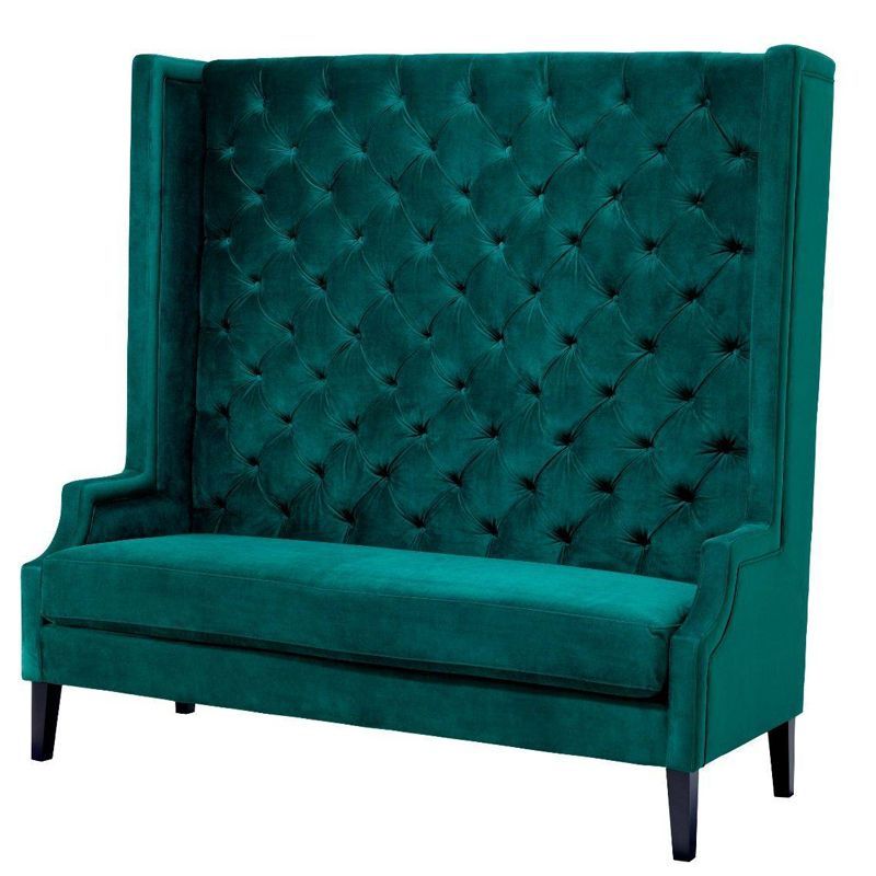 Диван Eichholtz Sofa Spectator Изумрудный Черный Диван Eichholtz Sofa Spectator Изумрудный Черный в Твери | Loft Concept