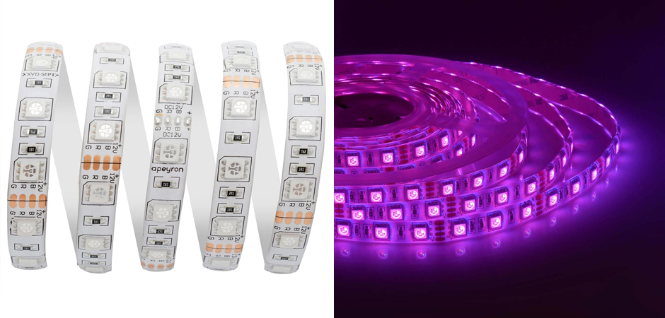 Светодиодная влагозащищенная лента 14,4W/m 60Led/m 5050SMD разноцветная 1M Светодиодная влагозащищенная лента 14,4W/m 60Led/m 5050SMD разноцветная 1M - Loft-Concept в Твери