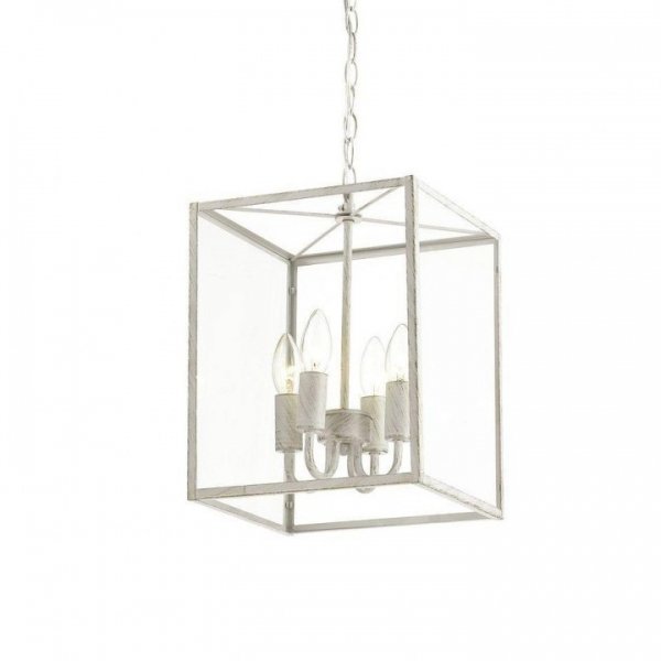 Подвесной светильник Loft Industrial Ortogonal Pendant Cube White 4 Прозрачное Стекло Белый Подвесной светильник Loft Industrial Ortogonal Pendant Cube White 4 Прозрачное Стекло Белый в Твери | Loft Concept