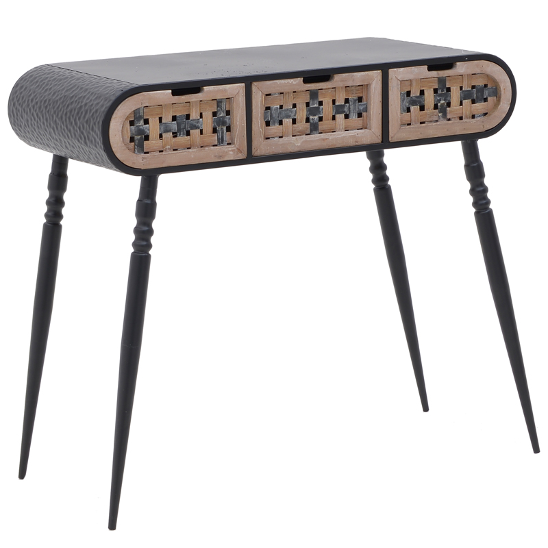 Консоль Fidelia Console Черный Бежево-серый Консоль Fidelia Console Черный Бежево-серый в Твери | Loft Concept