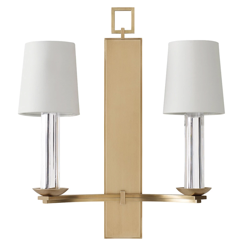Бра Baker PH401 Trocadero Sconce Thomas Pheasant Белый Латунь Прозрачный Бра Baker PH401 Trocadero Sconce Thomas Pheasant Белый Латунь Прозрачный в Твери | Loft Concept