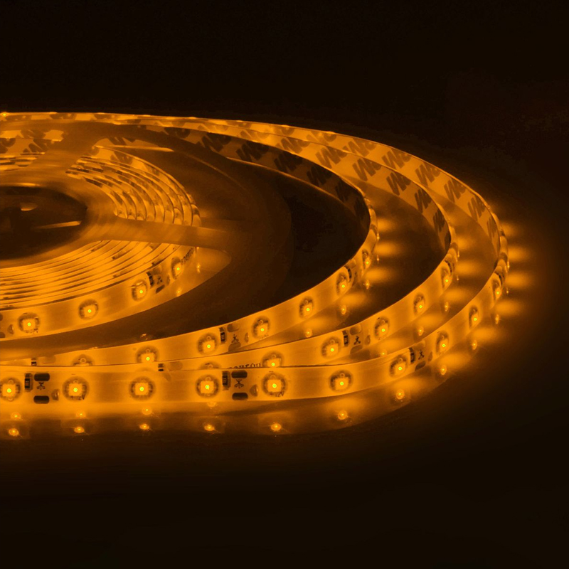 Светодиодная влагозащищенная лента 4,8W/m 60LED/m 3528SMD желтый Белый в Твери | Loft Concept 