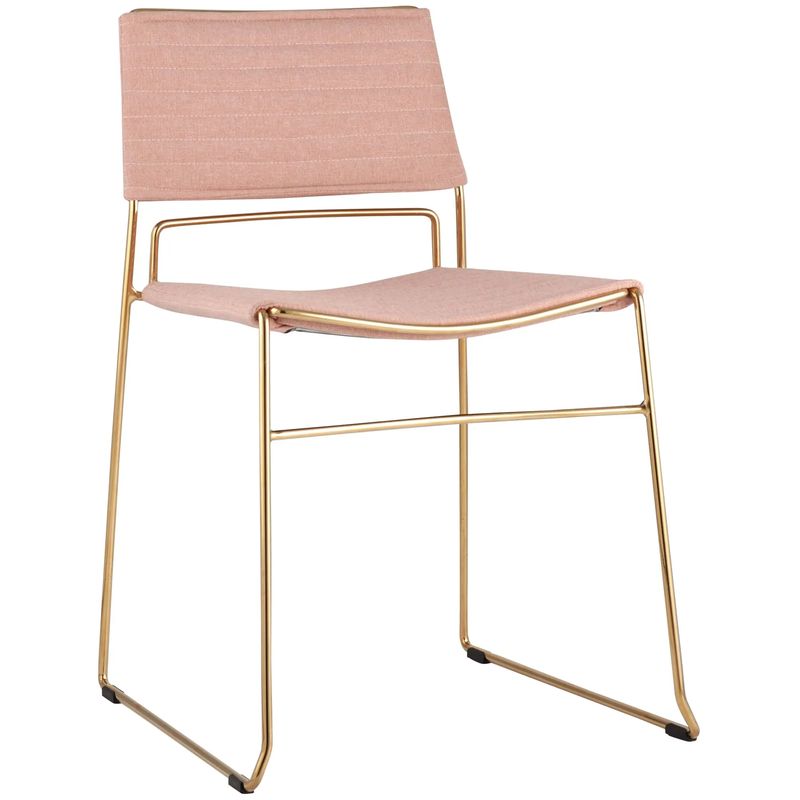 Стул Samuel Chair Розовый Розовый пастельный Золотой Стул Samuel Chair Розовый Розовый пастельный Золотой в Твери | Loft Concept