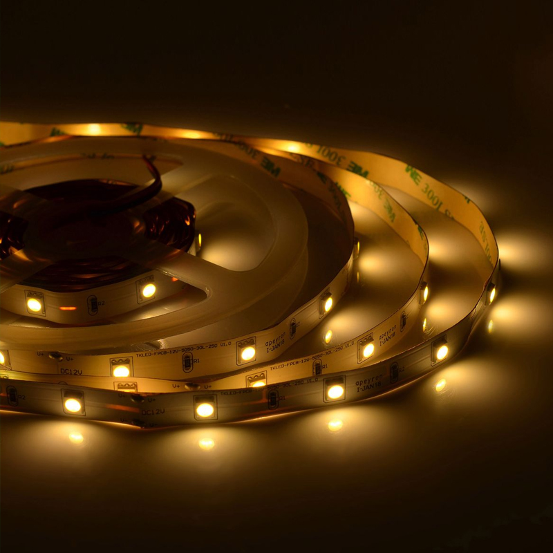 Светодиодная лента 7,2W/m 30LED/m 5050SMD теплый белый Белый Светодиодная лента 7,2W/m 30LED/m 5050SMD теплый белый Белый в Твери | Loft Concept