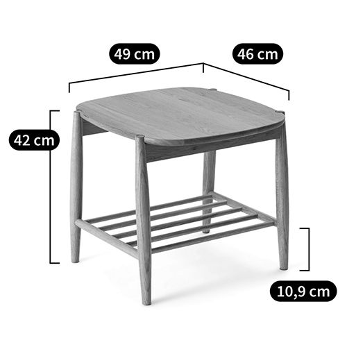 Приставной стол из массива дуба Reyer Side Table Приставной стол из массива дуба Reyer Side Table в Твери