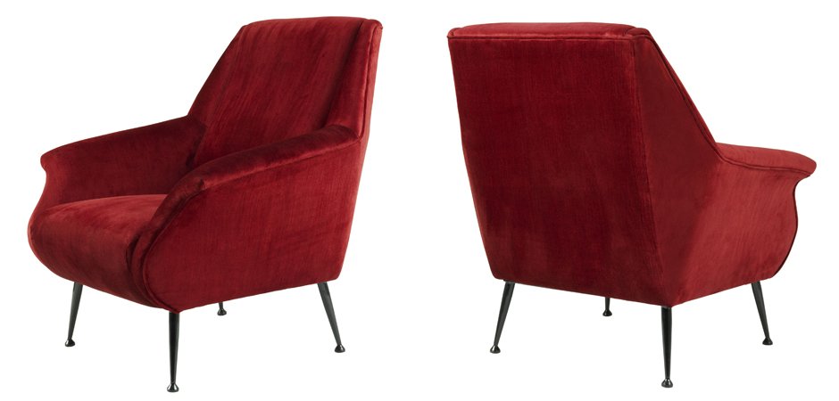 Кресло Eichholtz Chair Trezzo Red Кресло Eichholtz Chair Trezzo Red - Loft-Concept в Твери