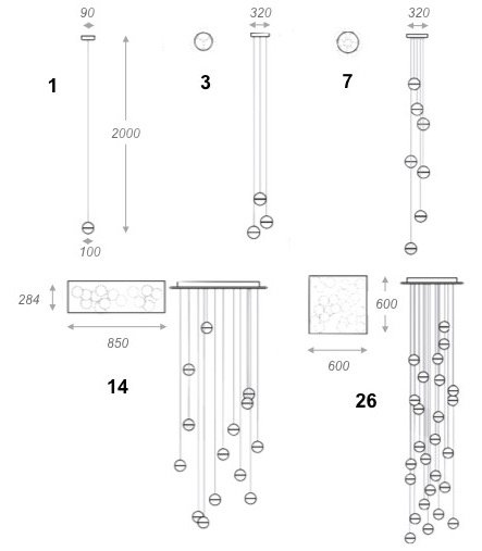 Bocci Led Crystal Glass Ball 1 в Твери