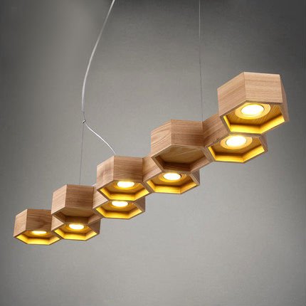 Люстра Honeycomb 7 Loft Wooden Ecolight Люстра Honeycomb 7 Loft Wooden Ecolight в Твери | Loft Concept