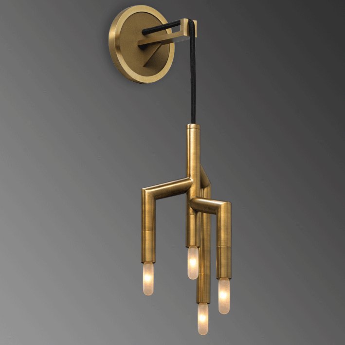 Бра Jonathan Browning - RAMEAU Wall Lamp Латунь Бра Jonathan Browning - RAMEAU Wall Lamp Латунь в Твери | Loft Concept