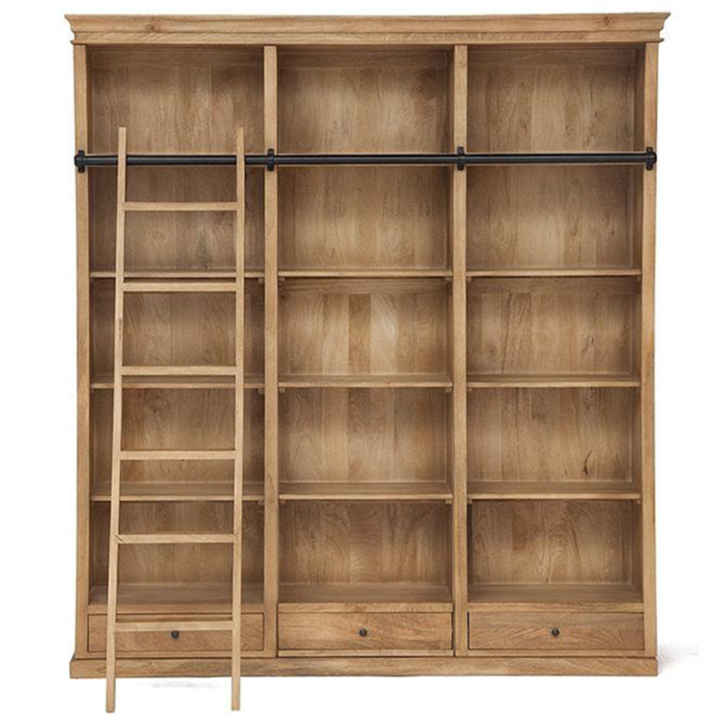 Стеллаж с лестницей Mango Shelving Boleyn Древесина Черный Стеллаж с лестницей Mango Shelving Boleyn Древесина Черный в Твери | Loft Concept