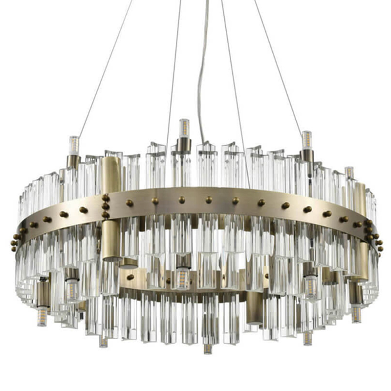 Люстра Saturno Not Baroncelli Bronze Chandelier Бронза Прозрачный (Transparent) Люстра Saturno Not Baroncelli Bronze Chandelier Бронза Прозрачный (Transparent) в Твери | Loft Concept