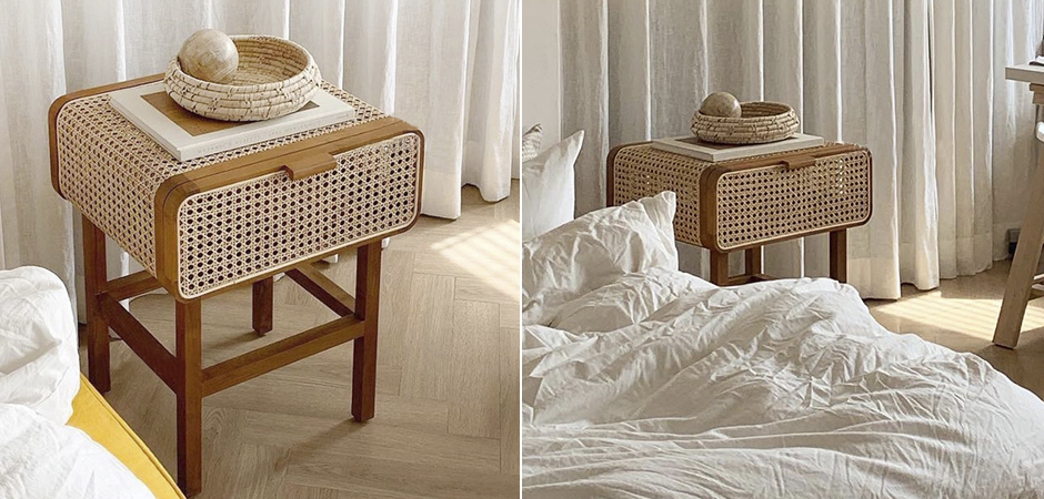 Тумба Rattan Mesh Nightstand Тумба Rattan Mesh Nightstand - Loft-Concept в Твери