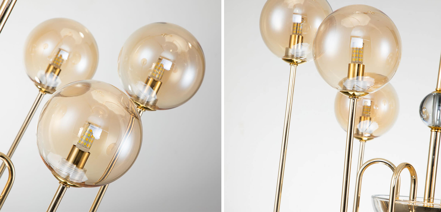 Люстра Sheiry Glass Ball Chandelier 6 - фото №2