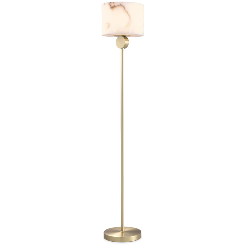 Торшер Eichholtz Floor Lamp Etruscan Brass Латунь Белый Торшер Eichholtz Floor Lamp Etruscan Brass Латунь Белый в Твери | Loft Concept