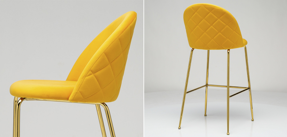 Барный стул Vendramin Bar Stool yellow Барный стул Vendramin Bar Stool yellow - Loft-Concept в Твери
