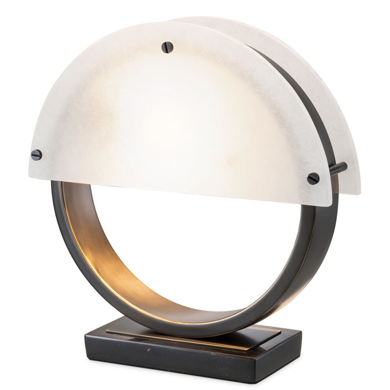 Настольная лампа Eichholtz Table Lamp Essence Темная бронза Белый Настольная лампа Eichholtz Table Lamp Essence Темная бронза Белый в Твери | Loft Concept