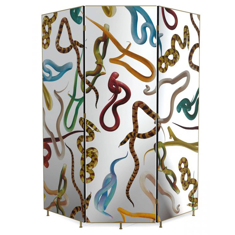 Ширма Seletti Screen Snakes Мульти Золотой Шампань в Твери | Loft Concept 