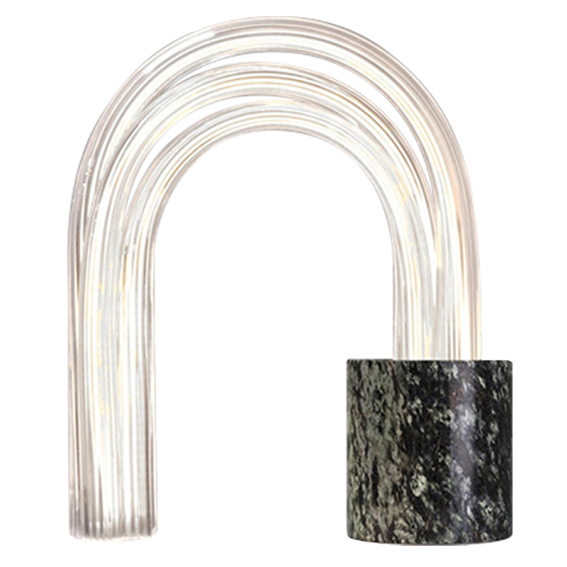 Дизайнерский настольный светильник Small Waterfall Lamp Прозрачный ivory ( слоновая кость ) Черный Мрамор Nero Дизайнерский настольный светильник Small Waterfall Lamp Прозрачный ivory ( слоновая кость ) Черный Мрамор Nero в Твери | Loft Concept