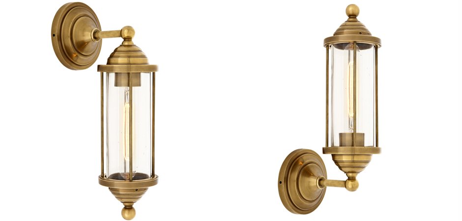 Бра Eichholtz Wall Lamp Clayton Brass Бра Eichholtz Wall Lamp Clayton Brass - Loft-Concept в Твери