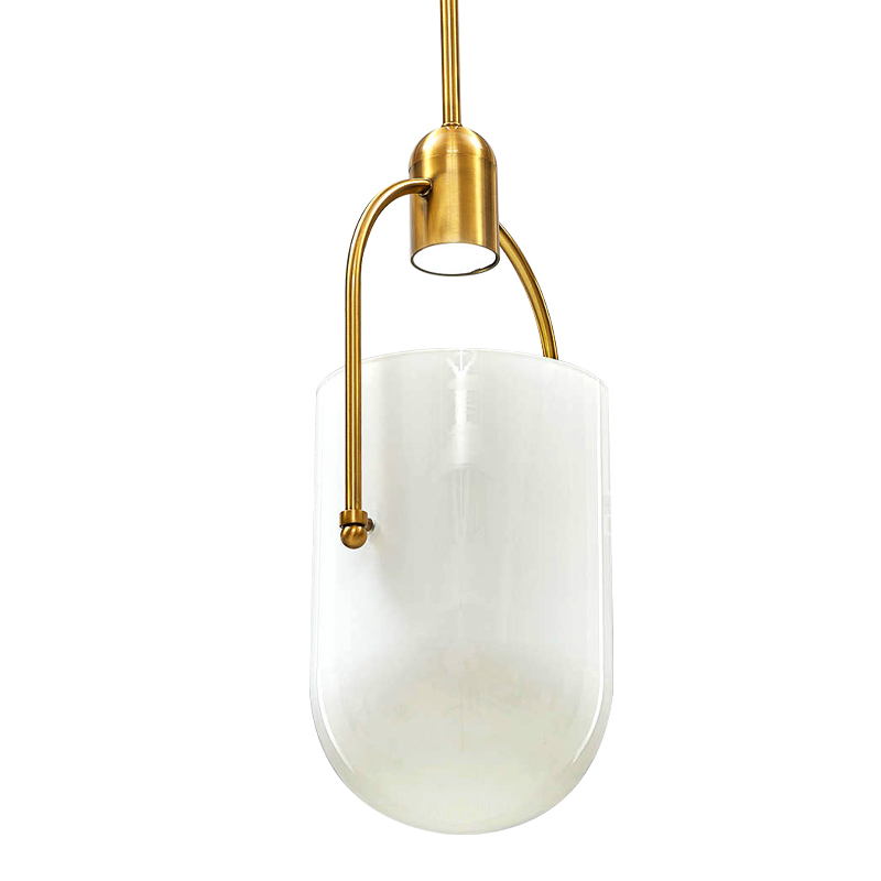 Подвесной светильник Allied Maker Hanging Lamp Золотой Белый Подвесной светильник Allied Maker Hanging Lamp Золотой Белый в Твери | Loft Concept