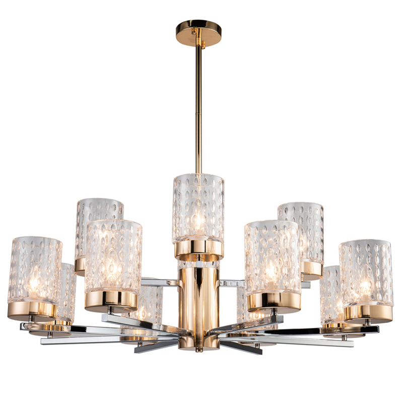 Люстра Didian Chandelier 95 Глянцевое золото Хром Прозрачный Люстра Didian Chandelier 95 Глянцевое золото Хром Прозрачный в Твери | Loft Concept