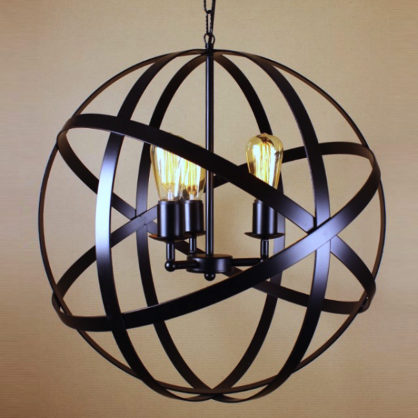 Люстра Iron Farn Flat Pendant Черный Люстра Iron Farn Flat Pendant Черный в Твери | Loft Concept