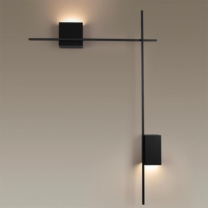 Бра Blocks Wall Light Black Angle Черный Бра Blocks Wall Light Black Angle Черный в Твери | Loft Concept