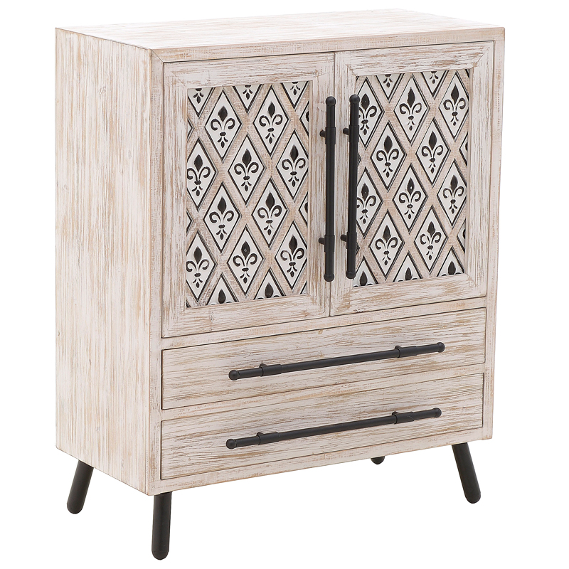Комод Jerrick Provence Chest of Drawers Черный Бежево-серый Комод Jerrick Provence Chest of Drawers Черный Бежево-серый в Твери | Loft Concept