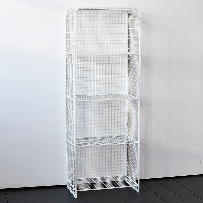 Стеллаж Rufus Industrial Metal Rust Rack Белый Стеллаж Rufus Industrial Metal Rust Rack Белый в Твери | Loft Concept