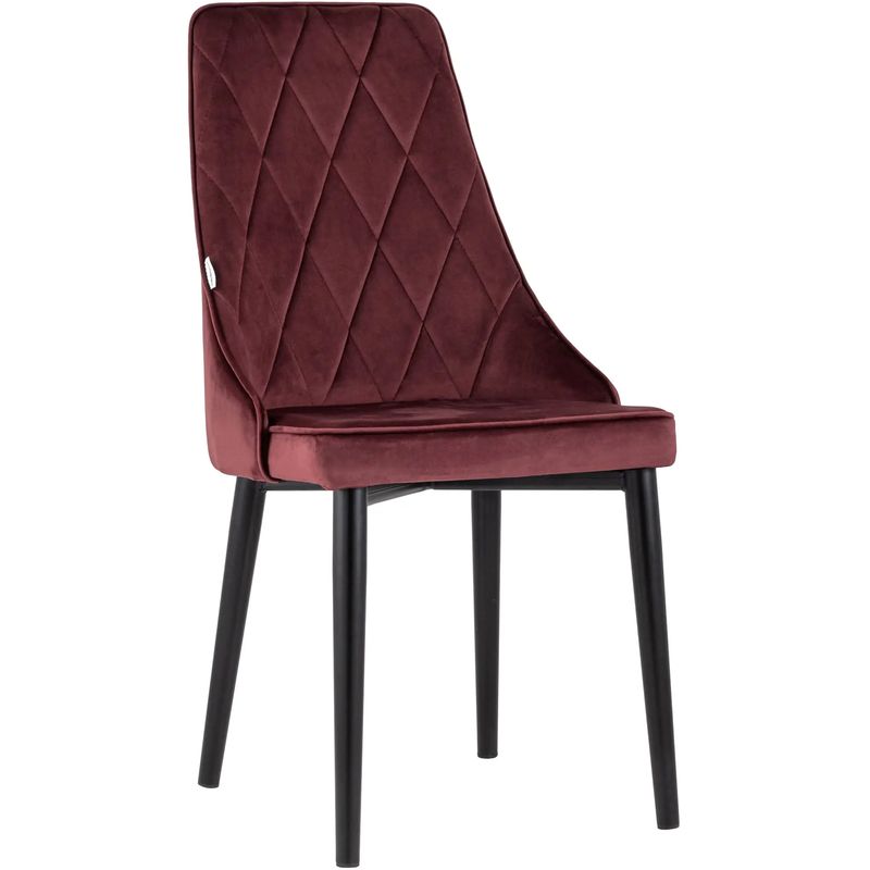 Стул Versailles Chair Цвет Винный Велюр Бургундский красный Черный Стул Versailles Chair Цвет Винный Велюр Бургундский красный Черный в Твери | Loft Concept