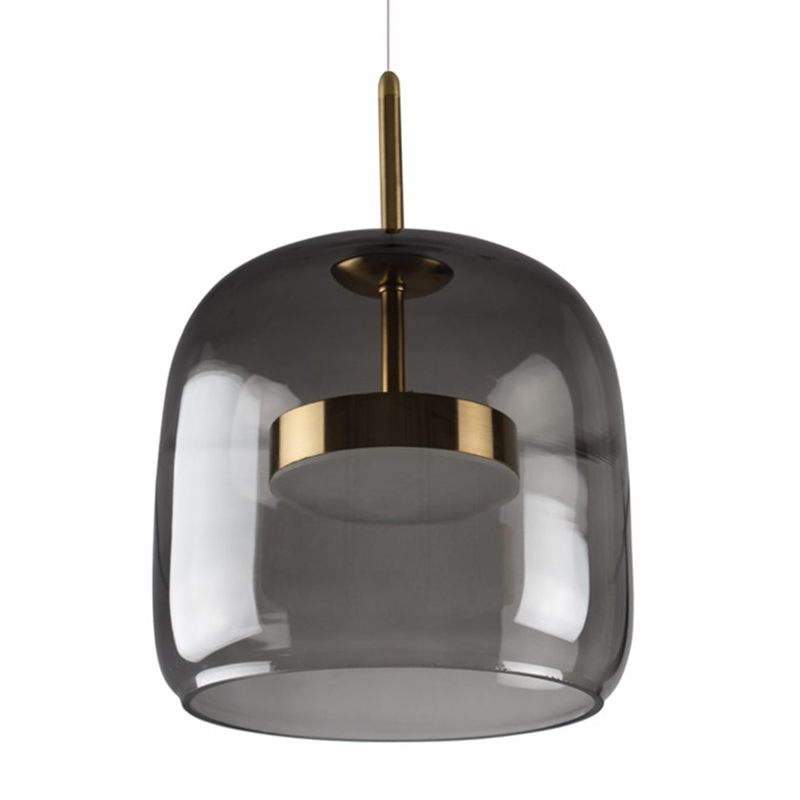 Подвесной светильник Blanton smoky 26 Дымчатый (Smoke) Золотой в Твери | Loft Concept 
