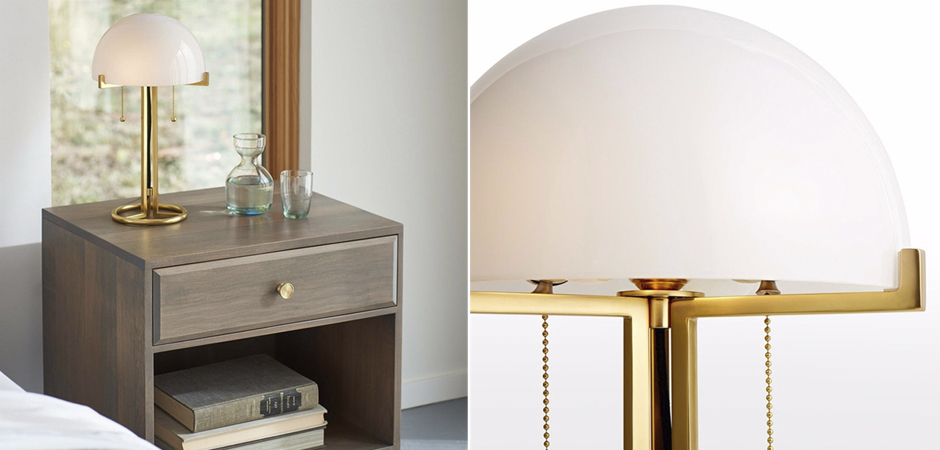 Настольная лампа White Dome Table Lamp Настольная лампа White Dome Table Lamp - Loft-Concept в Твери