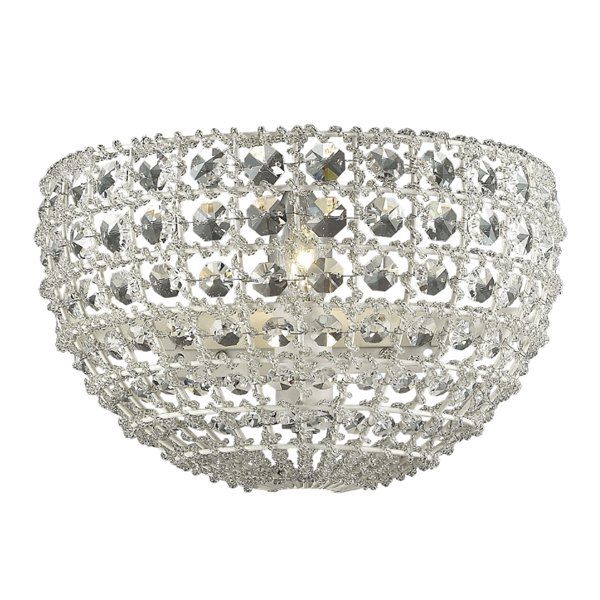 Бра Casbah Crystal Wall Lamp Прозрачный Белый Бра Casbah Crystal Wall Lamp Прозрачный Белый в Твери | Loft Concept
