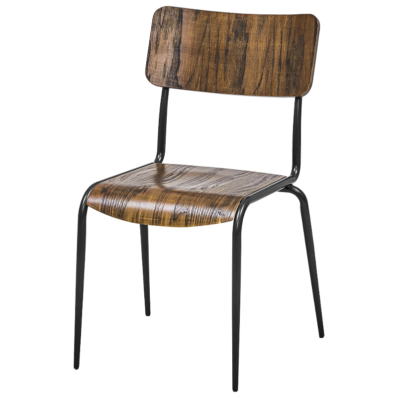 Стул Joshua Loft Stool II Коричневый Черный в Твери | Loft Concept 