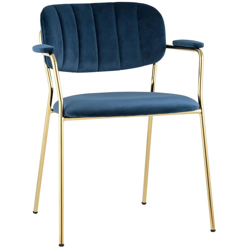 Стул Singer Chair Золотой Металл Синий Велюр Синий Золотой Стул Singer Chair Золотой Металл Синий Велюр Синий Золотой в Твери | Loft Concept