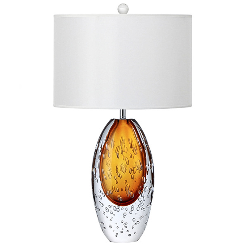 Дизайнерская Лампа настольная Crystal Table Lamp Янтарное стекло Капли Янтарный Прозрачный Белый Дизайнерская Лампа настольная Crystal Table Lamp Янтарное стекло Капли Янтарный Прозрачный Белый в Твери | Loft Concept