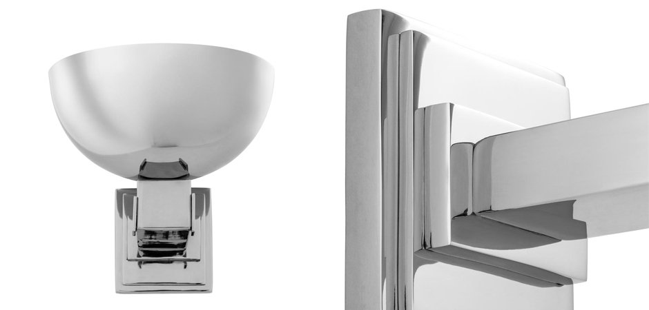 Бра Eichholtz Wall Lamp Haussman Nickel - Loft-Concept в Твери