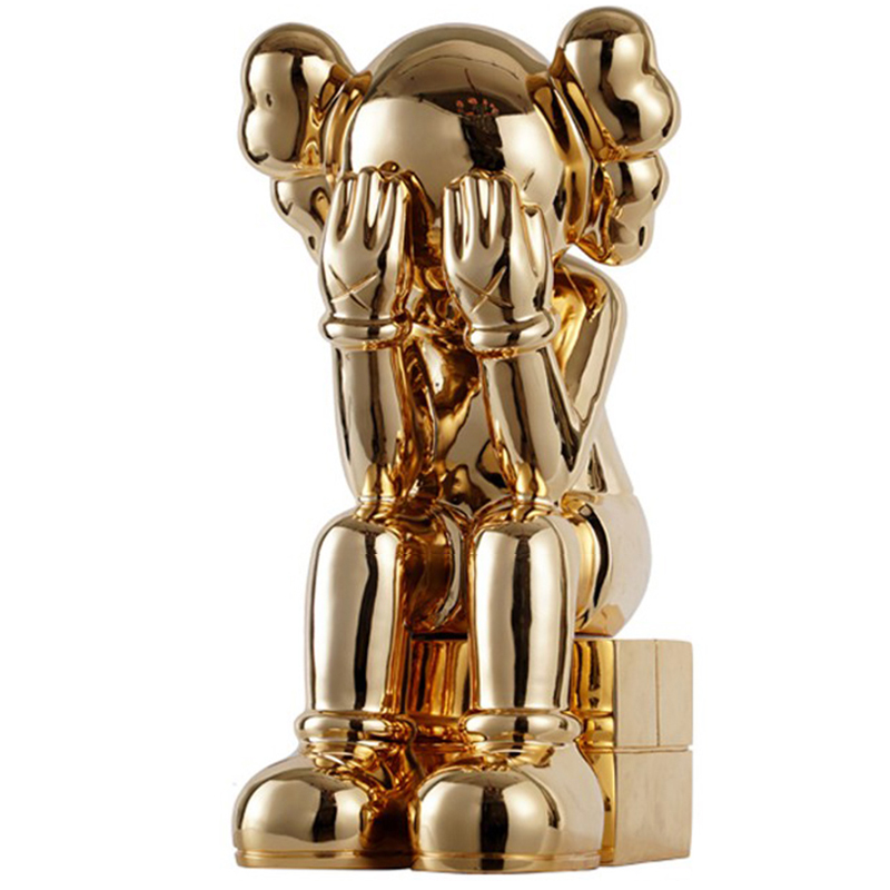 Статуэтка KAWS Passing Through Gold Золотой Статуэтка KAWS Passing Through Gold Золотой в Твери | Loft Concept