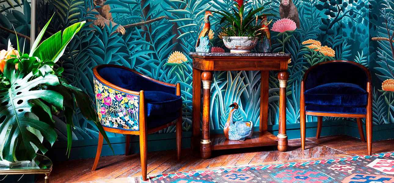 Обои ручная роспись Rousseau Rousseau on scenic paper - фото №2