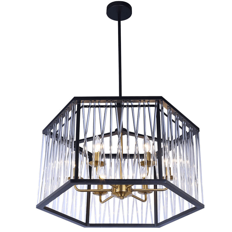Люстра Lamp Inside The Frame Черный Люстра Lamp Inside The Frame Черный в Твери | Loft Concept