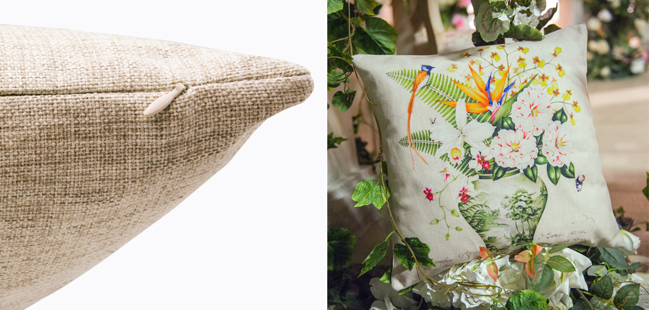 Декоративная подушка Bouquet with Strelitzia Pillow Декоративная подушка Bouquet with Strelitzia Pillow - Loft-Concept в Твери