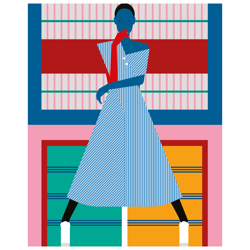 Постер Geometric Woman Мульти Постер Geometric Woman Мульти в Твери | Loft Concept