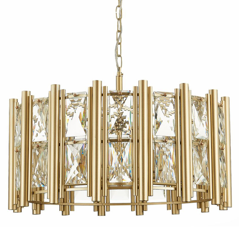 Люстра Rivelen Chandelier D65 Золотой Шампань Прозрачное Стекло Люстра Rivelen Chandelier D65 Золотой Шампань Прозрачное Стекло в Твери | Loft Concept
