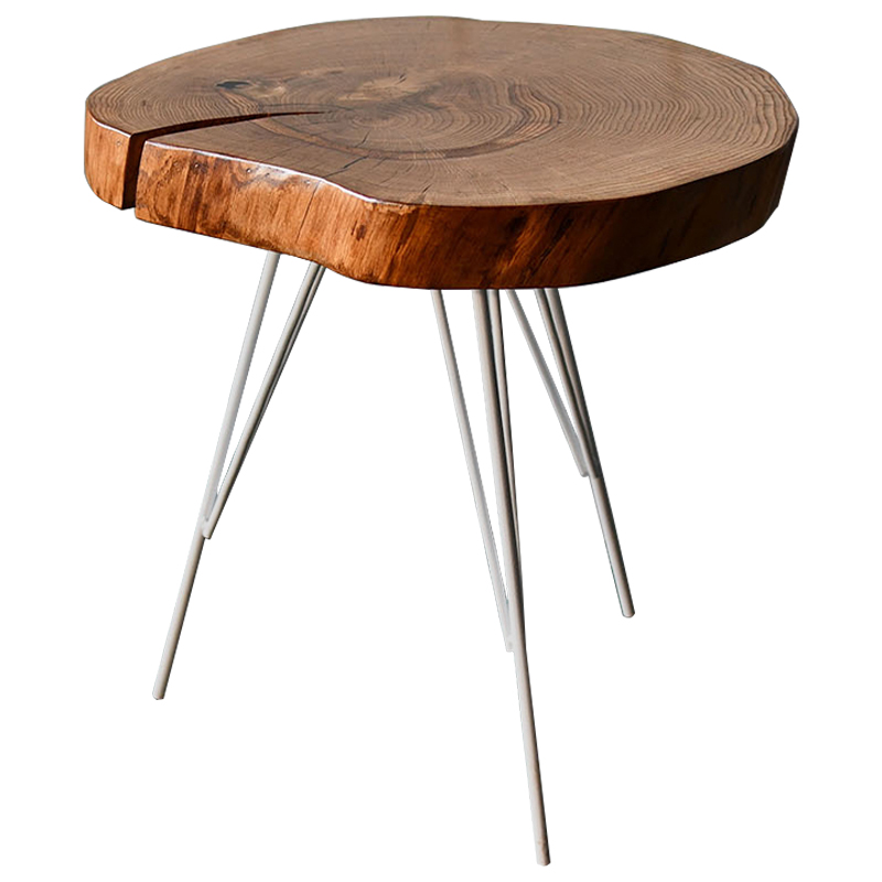 Кофейный стол Edmonds Industrial Metal Rust Coffee Table Белый Коричневый Кофейный стол Edmonds Industrial Metal Rust Coffee Table Белый Коричневый в Твери | Loft Concept