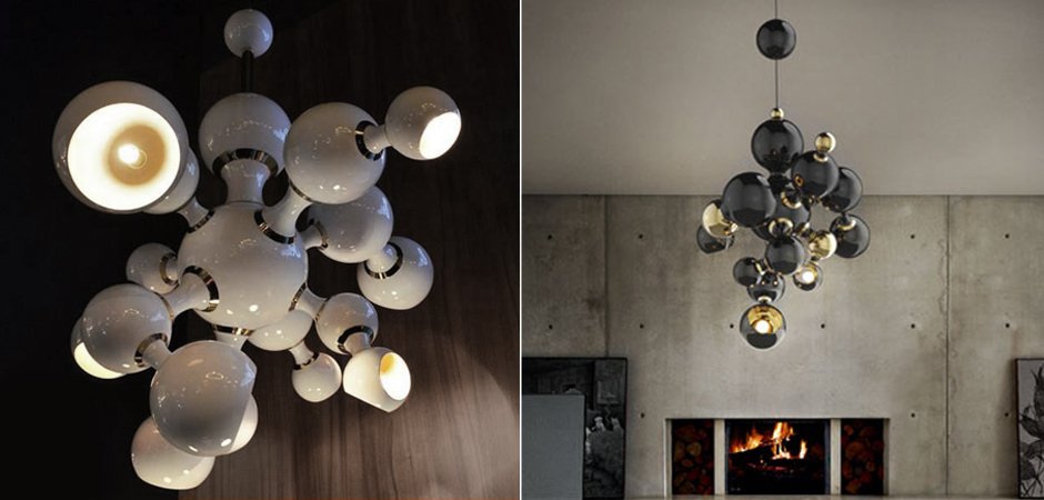 Люстра Atomic Suspension white Delightfull - фото №1