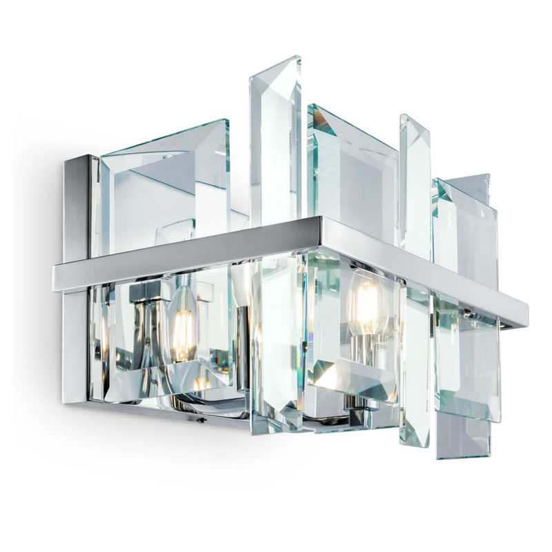 Бра Harlow Crystal Round chrome Хром Бра Harlow Crystal Round chrome Хром в Твери | Loft Concept