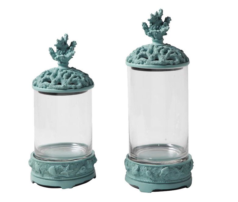 Ваза Colbe Vase green Бирюзовый Ваза Colbe Vase green Бирюзовый в Твери | Loft Concept