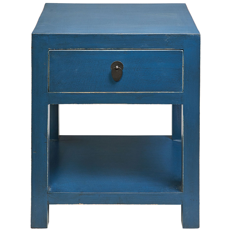Тумба деревянная Tamsin Nightstand Blue Синий Тумба деревянная Tamsin Nightstand Blue Синий в Твери | Loft Concept