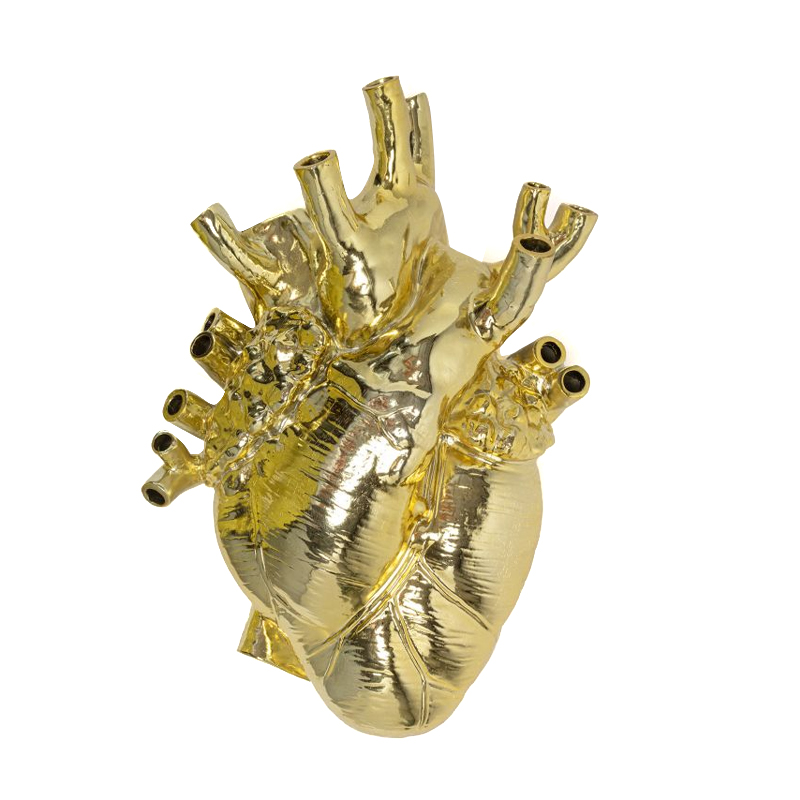 Ваза Seletti Love in Bloom Gold Gaint Золотой в Твери | Loft Concept 